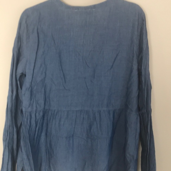 Loft Chambray Long Tunic Medium - Picture 5 of 8